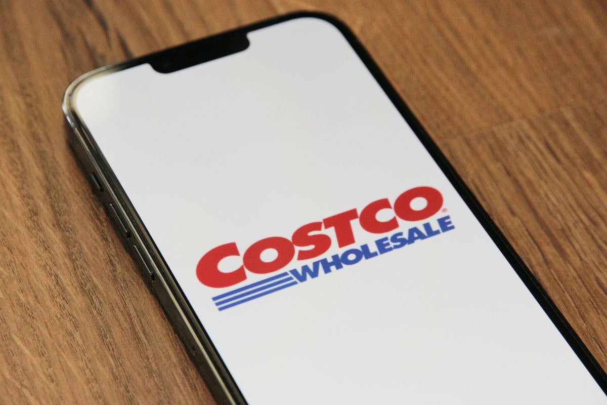 Costco Logo on a smartphone