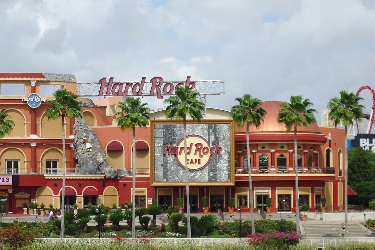 Exterior view of the Hard Rock