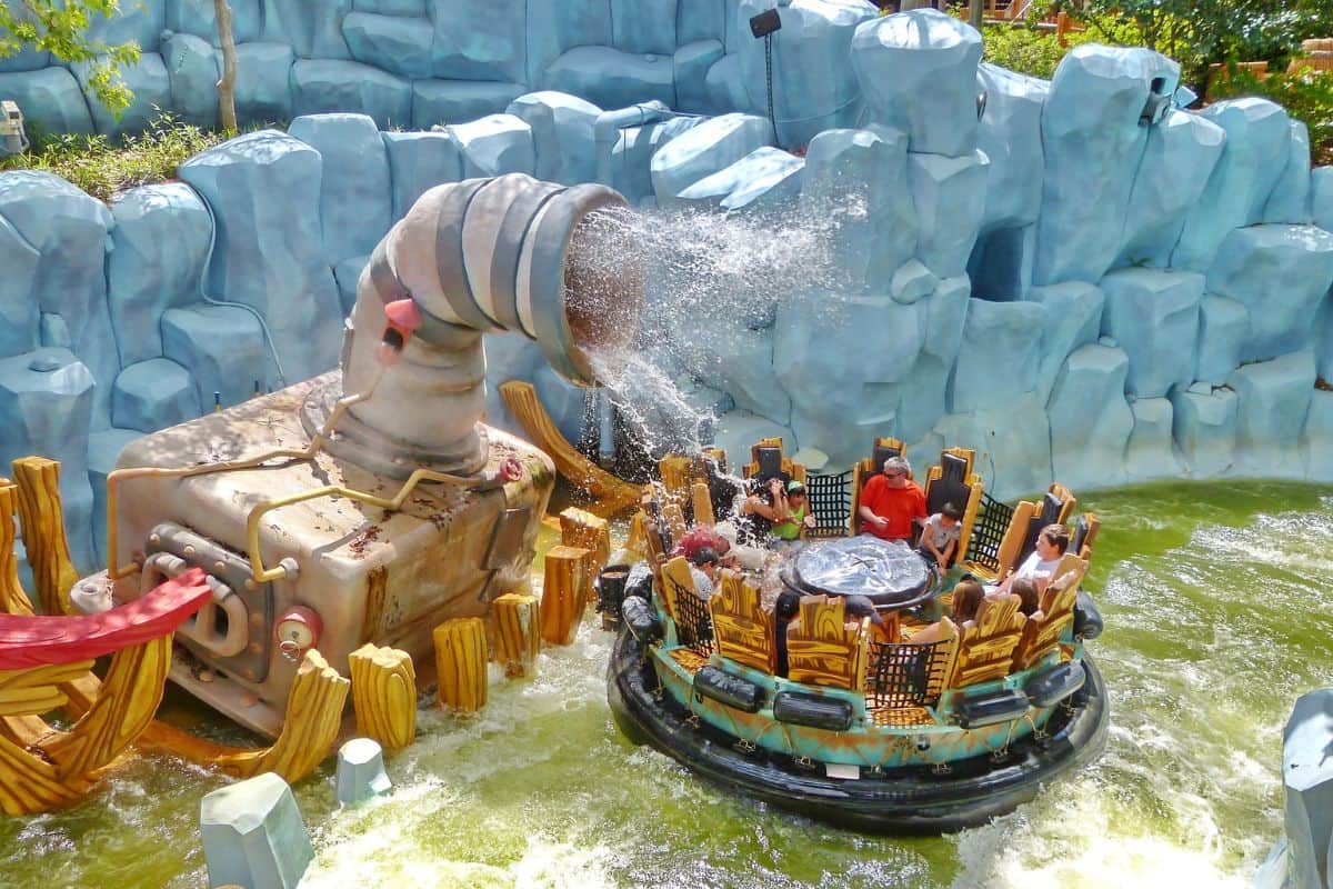 Popeye and Bluto’s Bilge-Rat Barges ride in Universal Islands of Adventure Orlando
