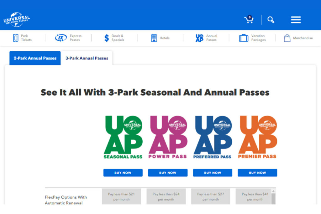 Universal Orlando Annual Passes Comparison Which One Is Best for You