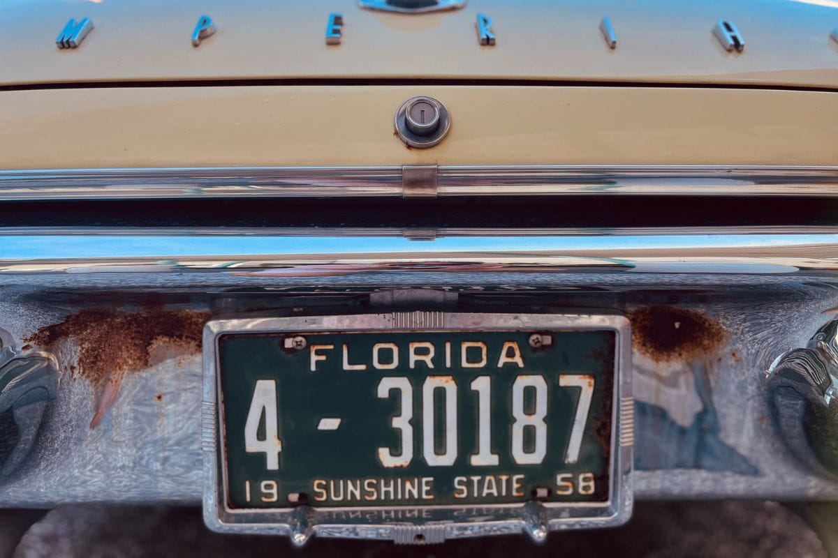 License plate for the state of Florida